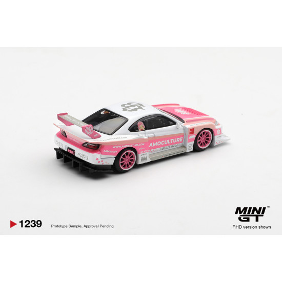 1/64 NISSAN SILVIA (S15) LB-SUPER SILHOUETTE AMOCULTURE (RHD) BLISTER 1/64 NISSAN SILVIA (S15) LB-SUPER SILHOUETTE AMOCULTURE (RHD) BLISTER