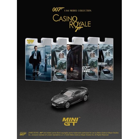 1/64 ASTON MARTIN DBS CASINO ROYALE (LHD) SPANISH BLISTER PACKAGING