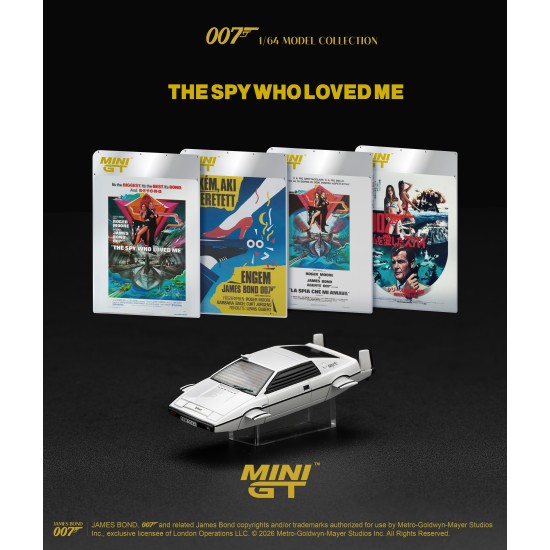 1/64 LOTUS ESPRIT S1 THE SPY WHO LOVED ME SUBMARINE (RHD) ENGLISH BLISTER PACKAGING