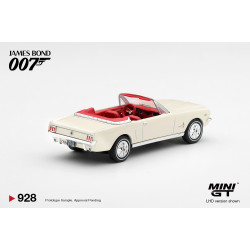 1/64 FORD MUSTANG CONVERTIBLE 1964 GOLDFINGER (LHD) ENGLISH BLISTER PACKAGING