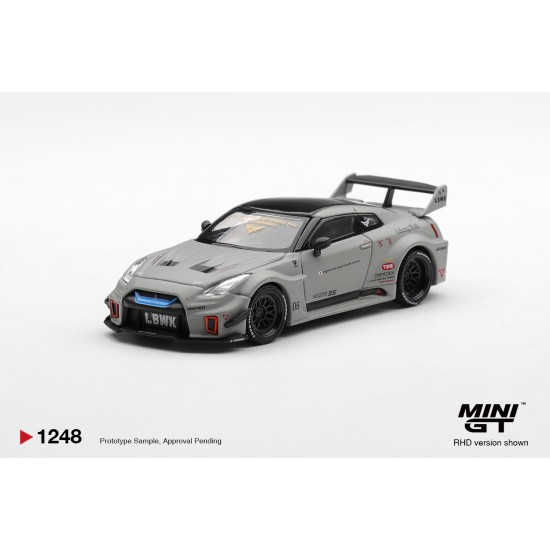 1/64 NISSAN LB-SILHOUETTE WORKS GT 35GT-RR VER.1 MATT GREY (LHD) BLISTER PACKAGING