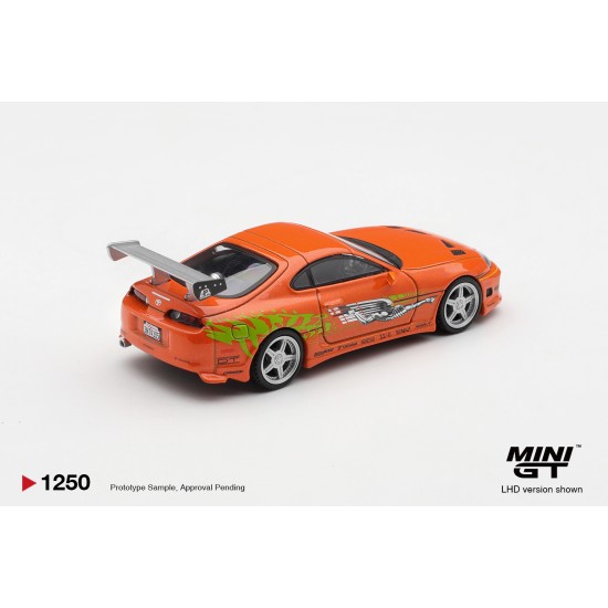 1/64 TOYOTA SUPRA BOMEX THE FAST AND FURIOUS BRIAN O CONNER (LHD) BLISTER PACKAGING