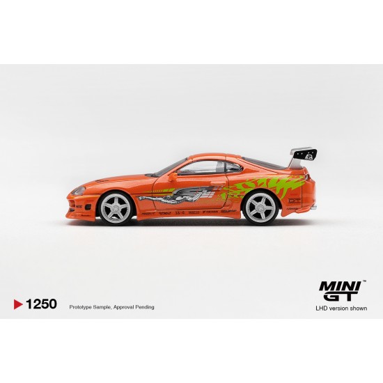 1/64 TOYOTA SUPRA BOMEX THE FAST AND FURIOUS BRIAN O CONNER (LHD) BLISTER PACKAGING