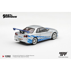 1/64 NISSAN SKYLINE GT-R C-WEST 2 FAST 2 FURIOUS BRIAN O CONNER (RHD) BLISTER PACKAGING
