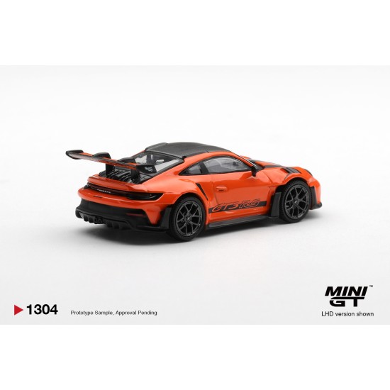 1/64 PORSCHE 911 (992) GT3 RS WEISSACH PACKAGE GULF ORANGE (LHD)