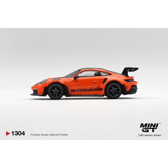 1/64 PORSCHE 911 (992) GT3 RS WEISSACH PACKAGE GULF ORANGE (LHD)