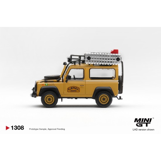 1/64 LAND ROVER DEFENDER 90 1985 CAMEL TROPHY BORNEO TEAM BRAZIL (LHD)