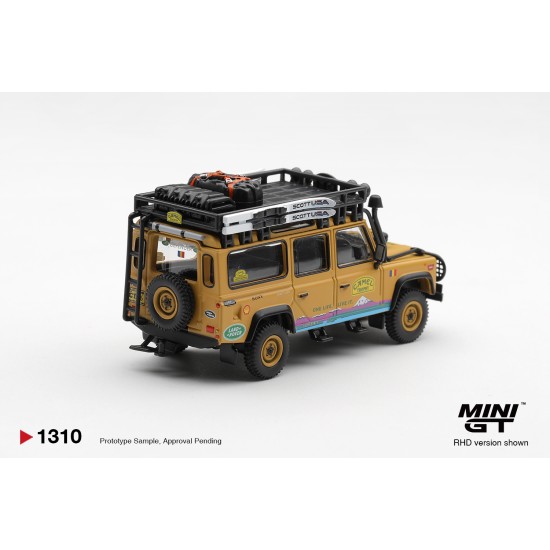 1/64 LAND ROVER DEFENDER 110 1998 CAMEL TROPHY TIERRA DEL FUEGO CT.36 ROMANIA (RHD)