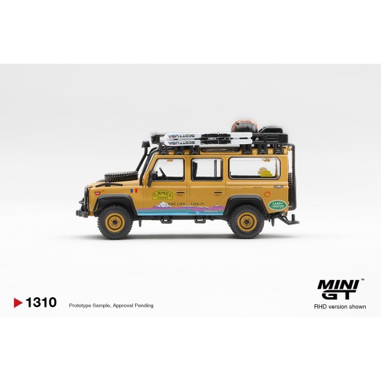 1/64 LAND ROVER DEFENDER 110 1998 CAMEL TROPHY TIERRA DEL FUEGO CT.36 ROMANIA (RHD)