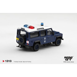 1/64 LAND ROVER DEFENDER 110 ROYAL HK POLICE TAI PO DISTRICT (RHD) HK EXCLUSIVE BLISTER PACKAGING
