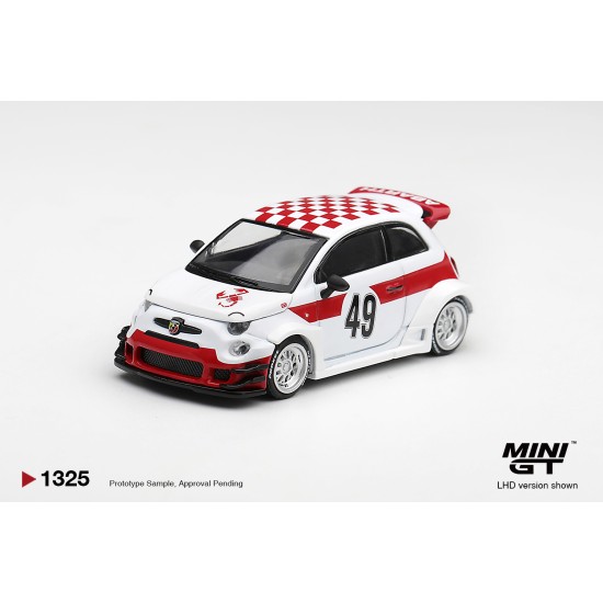 1/64 ABARTH 595 LB-WORKS X ABAS WORKS 1000 TC TRIBUTE (LHD) BLISTER PACKAGING