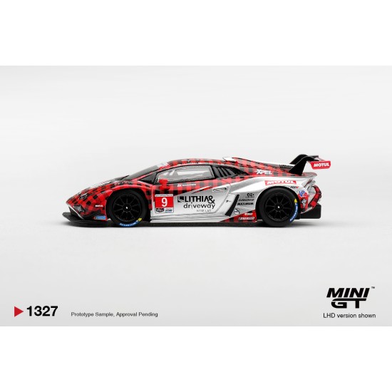 1/64 LAMBORGHINI HURACAN GT3 EVO2 NO.9 PFAFF MOTORSPORTS 2025 IMSA WEATHERTECH GTD PRO (LHD)
