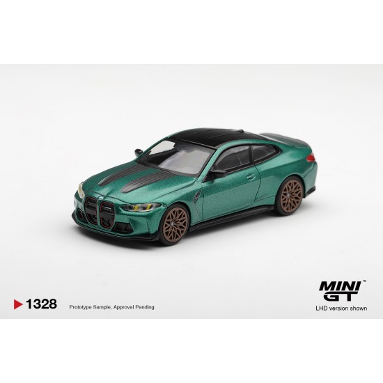 1/64 BMW M4 CS FROZEN ISLE OF MAN GREEN METALLIC (LHD) BLISTER PACKAGING