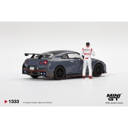 1/64 NISSAN GT-R NISMO 2024 TSUKUBA PRODUCTION CAR LAP RECORD W/MATSUDA FIGURE TSUGIO MATSUDA COLLECTION (RHD)