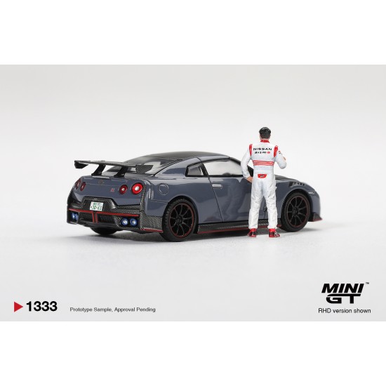 1/64 NISSAN GT-R NISMO 2024 TSUKUBA PRODUCTION CAR LAP RECORD W/MATSUDA FIGURE TSUGIO MATSUDA COLLECTION (RHD)