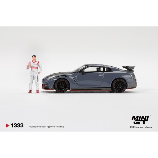 1/64 NISSAN GT-R NISMO 2024 TSUKUBA PRODUCTION CAR LAP RECORD W/MATSUDA FIGURE TSUGIO MATSUDA COLLECTION (RHD)