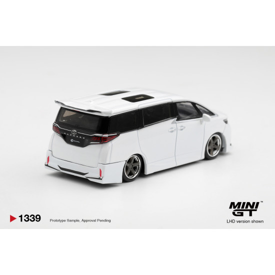 1/64 TOYOTA ALPHARD 40 KUHL WHITE (RHD)