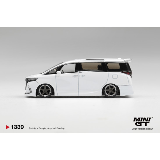 1/64 TOYOTA ALPHARD 40 KUHL WHITE (RHD)