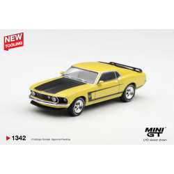 1/64 FORD MUSTANG BOSS 302 1969 BRIGHT YELLOW (LHD)