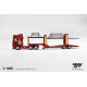 1/64 SCANIA 770S A6X4NA CAR TRANSPORTER V8 50TH ANNIVERSARY PLUS CAR TRANSPORTER RED (RHD)