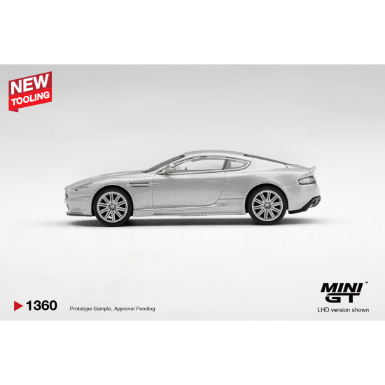1/64 ASTON MARTIN DBS 2008 LIGHTNING SILVER (RHD)