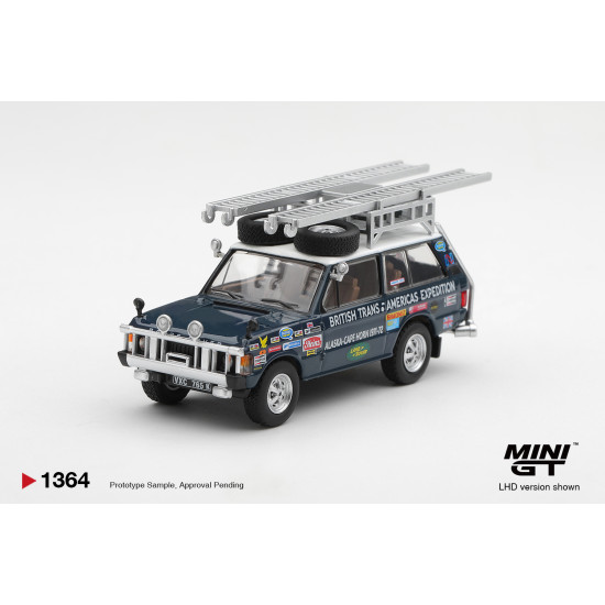 1/64 RANGE ROVER 1971 BRITISH TRANS-AMERICAS EXPEDITION (VXC-765K) (LHD)