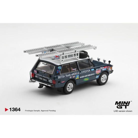 1/64 RANGE ROVER 1971 BRITISH TRANS-AMERICAS EXPEDITION (VXC-765K) (LHD)