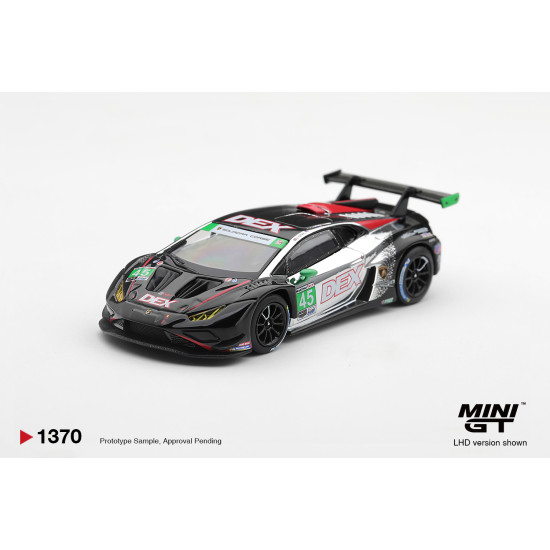 1/64 LAMBORGHINI HURACAN GT3 EVO2 NO.45 DEX WAYNE TAYLOR RACING 2025 IMSA CHVEROLET GRAND PRIX WINNER (LHD) BLISTER PACKAGING