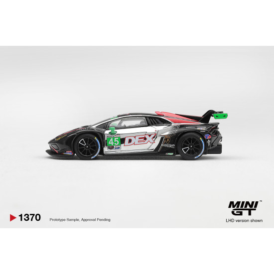 1/64 LAMBORGHINI HURACAN GT3 EVO2 NO.45 DEX WAYNE TAYLOR RACING 2025 IMSA CHEVROLET GRAND PRIX WINNER (LHD)