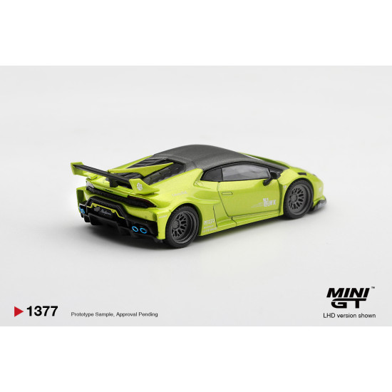 1/64 LAMBORGHINI HURACAN LB WORKS LIME METALLIC (RHD)