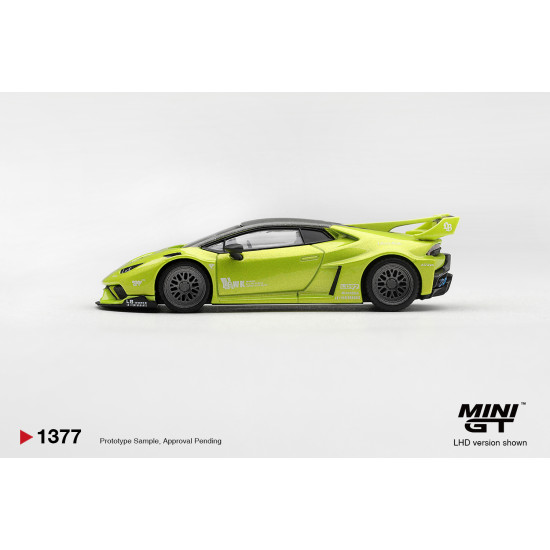 1/64 LAMBORGHINI HURACAN LB WORKS LIME METALLIC (RHD)