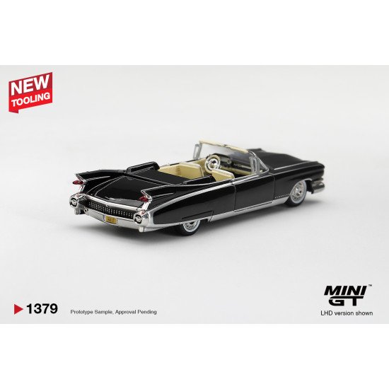 1/64 CADILLAC ELDORADO BIARRITZ 1959 BLACK (LHD) BLISTER PACKAGING