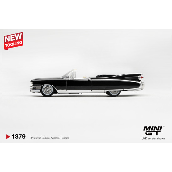 1/64 CADILLAC ELDORADO BIARRITZ 1959 BLACK (LHD) BLISTER PACKAGING