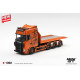 1/64 SCANIA 770S B8X4NA HOOKLIFT FLATBED ORANGE (RHD)