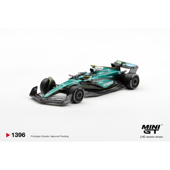 1/64 ASTON MARTIN AMR24 NO.14 FERNANDO ALONSO 2024 F1 2024 LAS VEGAS GP BLISTER PACKAGING