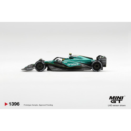 1/64 ASTON MARTIN AMR24 NO.14 FERNANDO ALONSO 2024 F1 2024 LAS VEGAS GP BLISTER PACKAGING