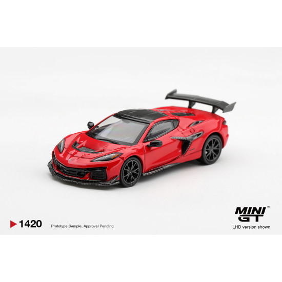 1/64 CHEVROLET CORVETTE ZR1 TORCH RED (LHD) BLISTER PACKAGING