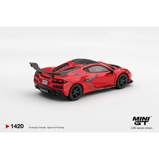 1/64 CHEVROLET CORVETTE ZR1 TORCH RED (LHD)