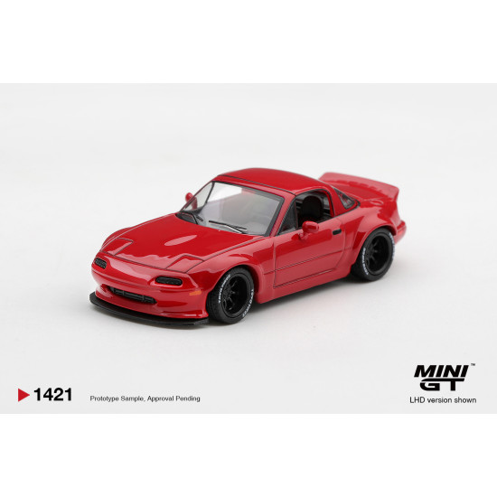 1/64 MAZDA MX-5 (NA) PANDEM CLASSIC RED (LHD) BLISTER PACKAGING