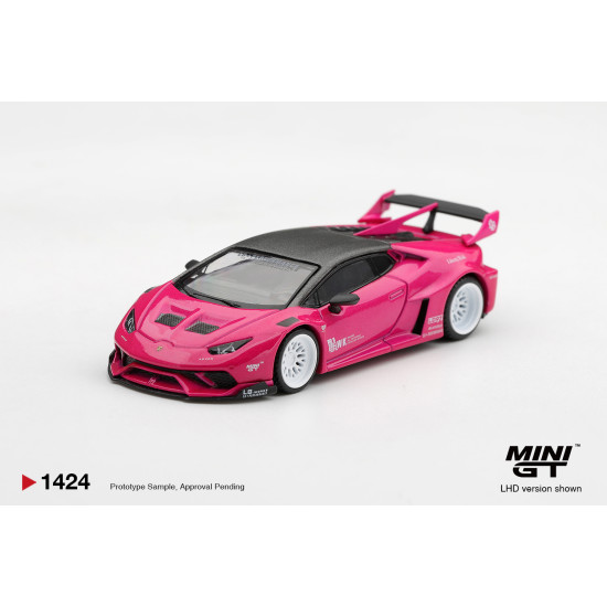 1/64 LB WORKS LAMBORGHINI HURACAN GT RUBY PURPLE (LHD) BLISTER PACKAGING