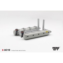 1/64 CAMEL TROPHY PONTOON RAFT (PLASTIC AND ALLOY)