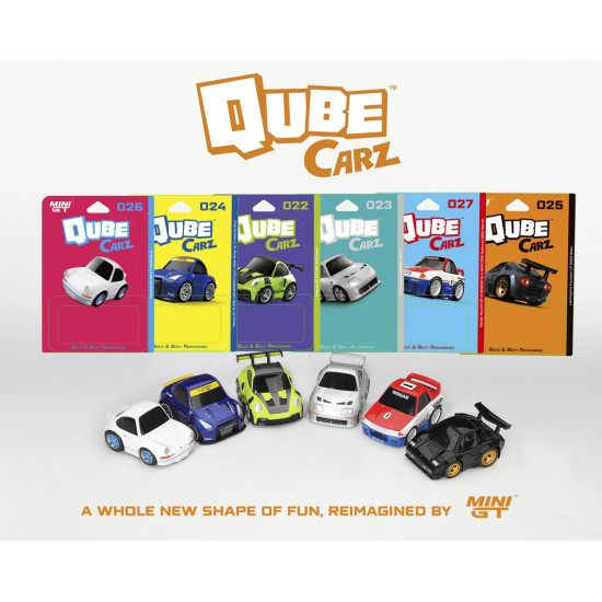 MINI GT QUBE CARZ SERIES 5 COMPLETE SET OF 6 STYLE CARS MINI GT QUBE CARZ SERIES 5 COMPLETE SET OF 6 STYLE CARS