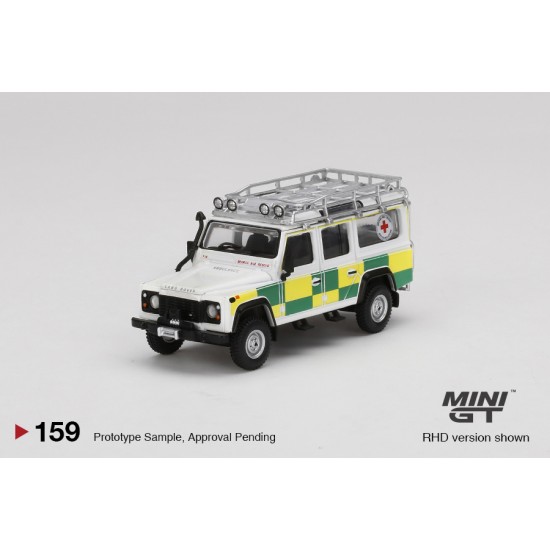 1/64 LAND ROVER DEFENDER 110 RHD BRITISH RED CROSS SEARCH AND RESCUE (MIJO EXCLUSIVE)