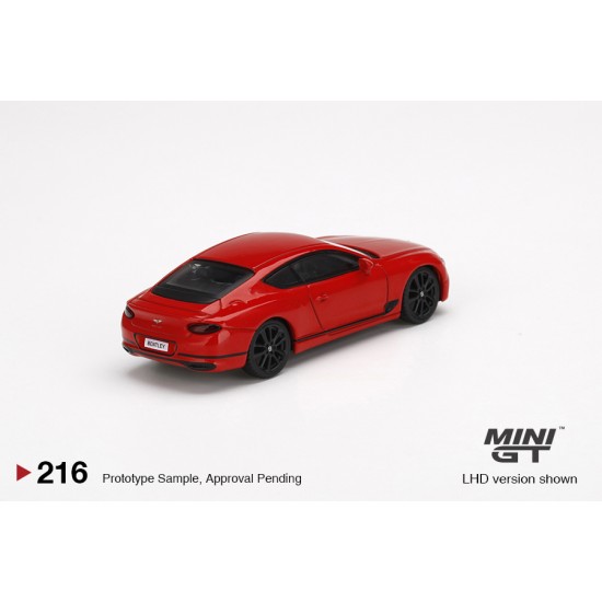 1/64 BENTLEY CONTINENTAL GT ST JAMES RED (LHD)