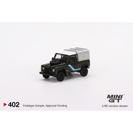 1/64 LAND ROVER DEFENDER 90 PICKUP BRONZE GREEN (LHD) MGT00402-L