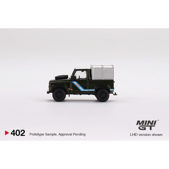 1/64 LAND ROVER DEFENDER 90 PICKUP BRONZE GREEN (RHD) MGT00402-R