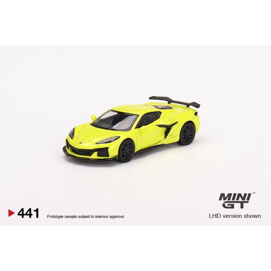 MGT00441-R - 1/64 CHEVROLET CORVETTE Z06 2023 ACCELERATE YELLOW (RHD)