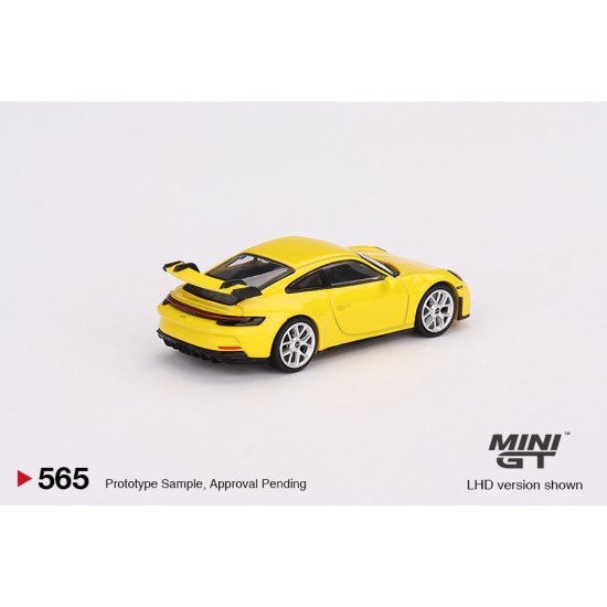 1/64 PORSCHE 911 (992) GT3 RACING YELLOW (RHD) MGT00565-R