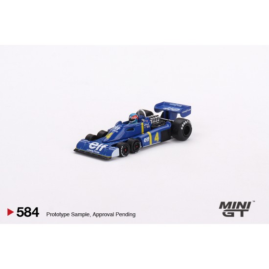 1/64 TYRRELL P34 NO.4 PATRICK DEPAILLER 1976 SWEDISH GP 2ND PLACE MGT00584-L