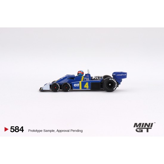 1/64 TYRRELL P34 NO.4 PATRICK DEPAILLER 1976 SWEDISH GP 2ND PLACE MGT00584-L